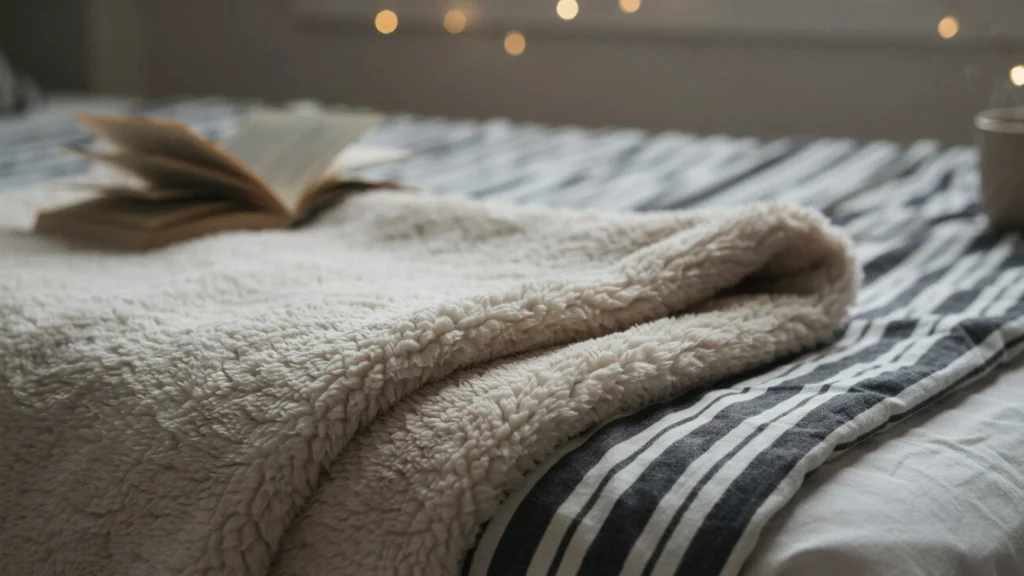 20. Sherpa-Lined Blanket