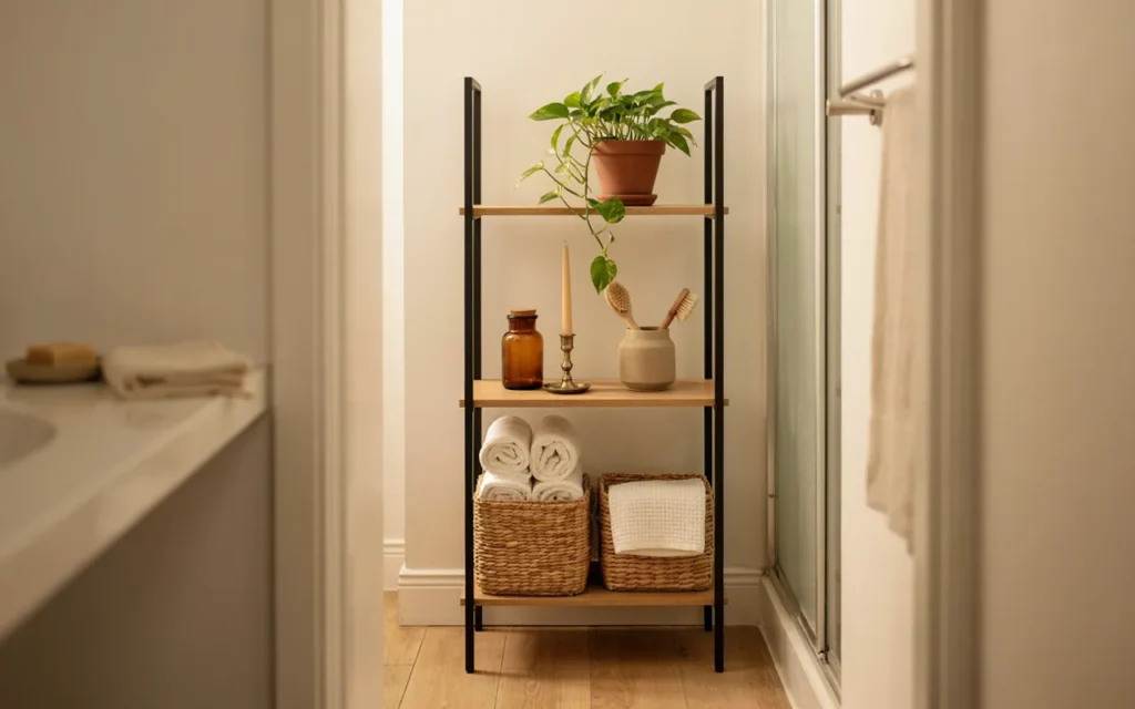 22. Add a Freestanding Storage Etagere