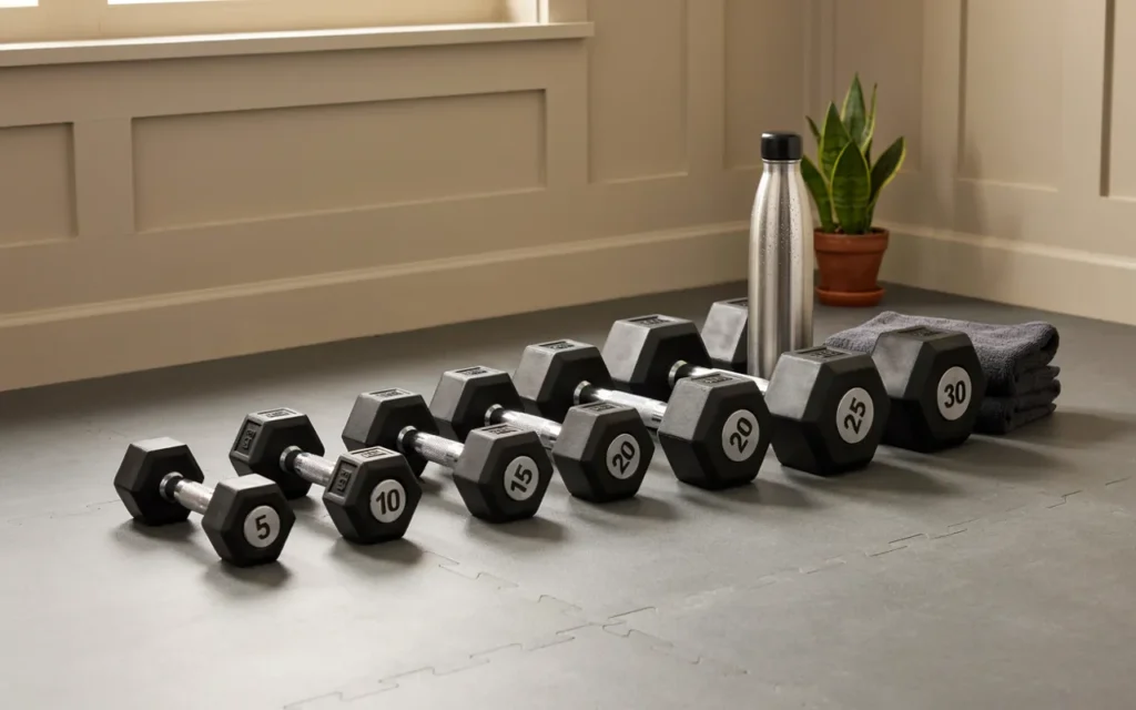 23. Major Fitness Rubber Hex Dumbbells