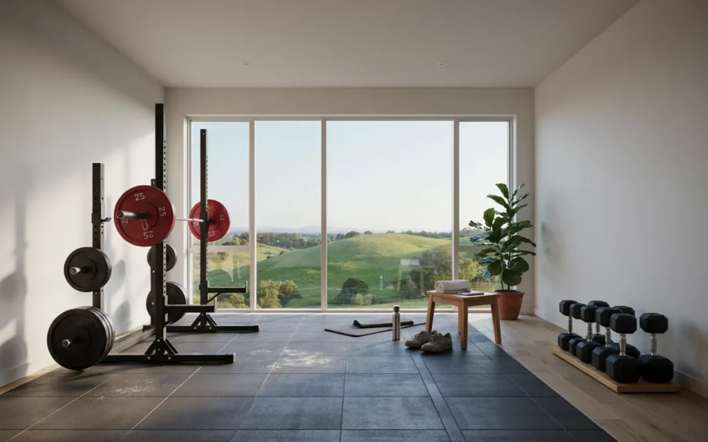 28. Set Up a Home Gym With a View