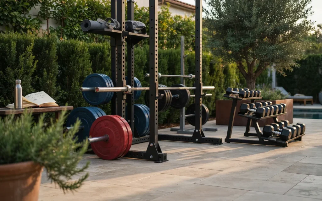 29. Move Your Weight Rack Outdoors