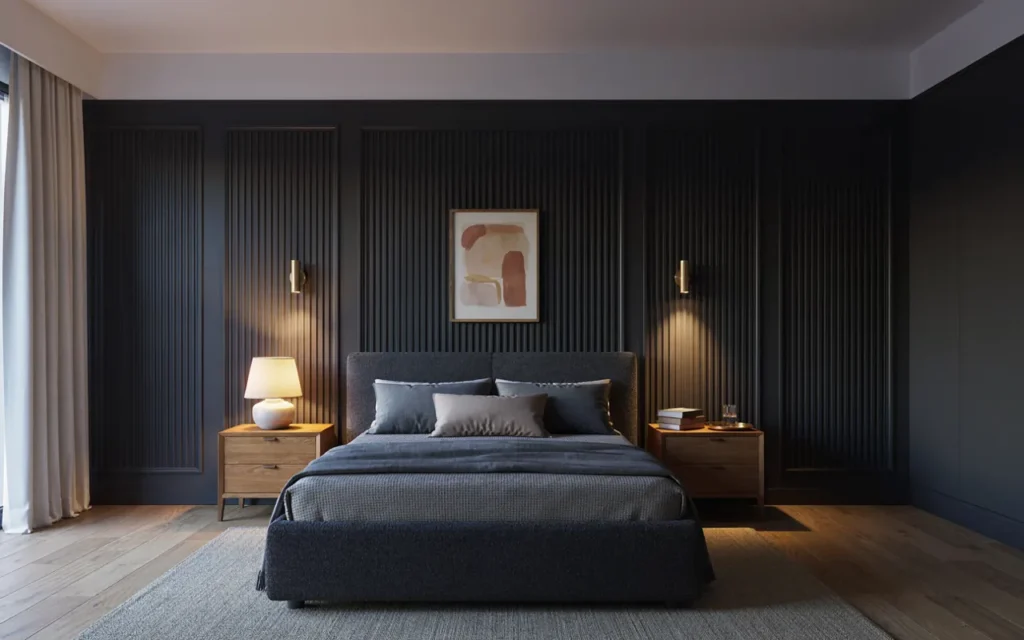 3. Add Black Panel Molding