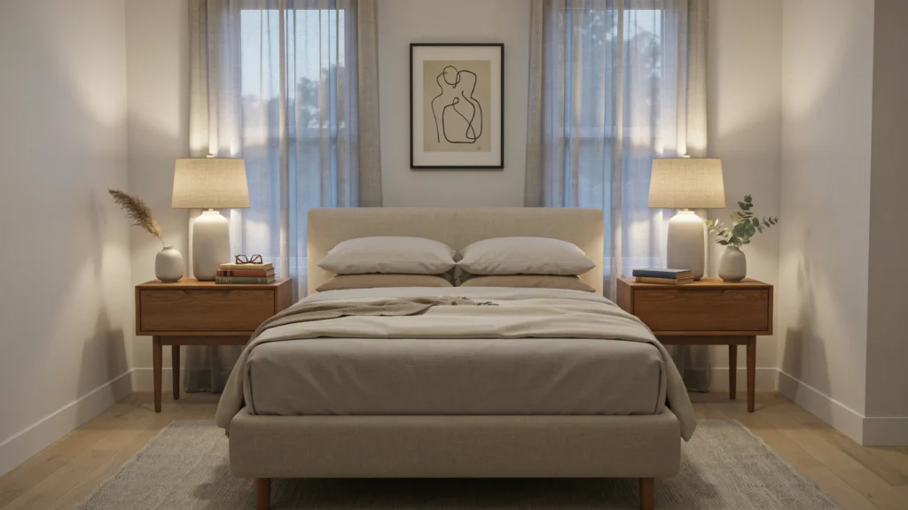 3. Add Matching Bedside Tables