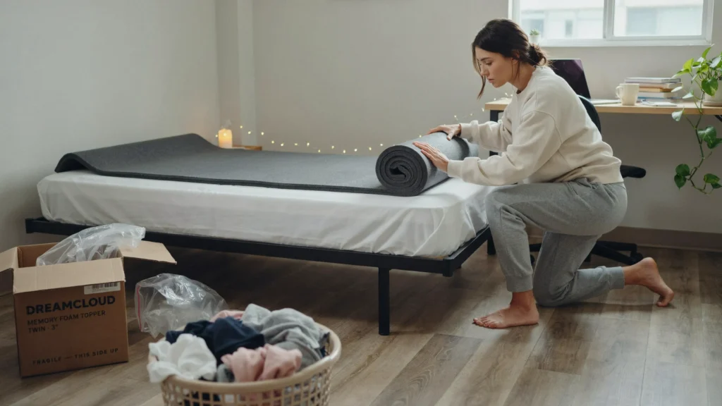 3. Memory Foam Mattress Topper