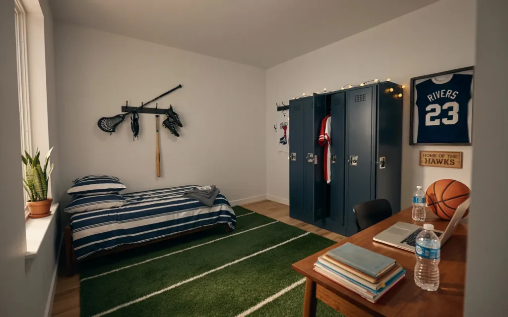 3. Sports Fan Dream Bedroom