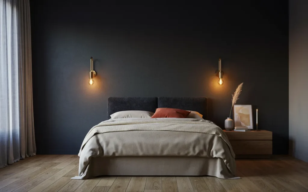 4. Black Paired With Gold or Brass Accents