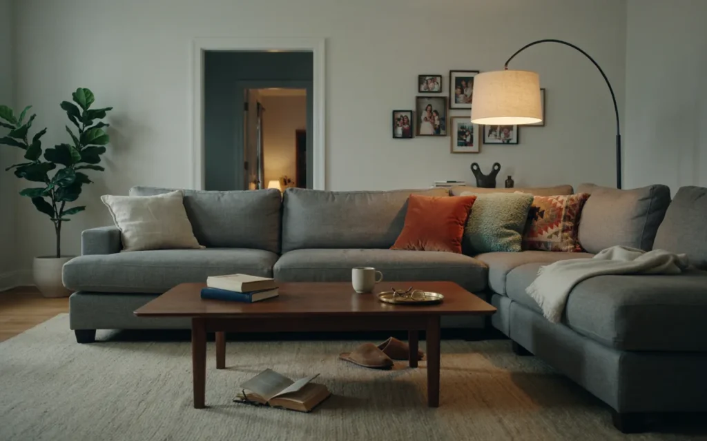 4. Oversized Sofa for Family Lounging