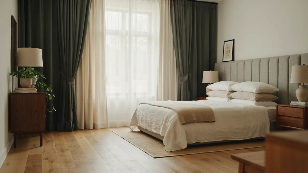 5. Add Blackout Window Treatments