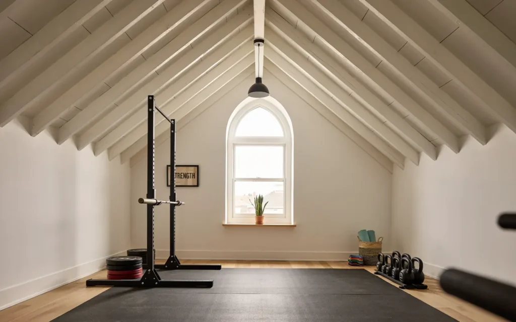 5. Convert an Attic Into a Workout Room