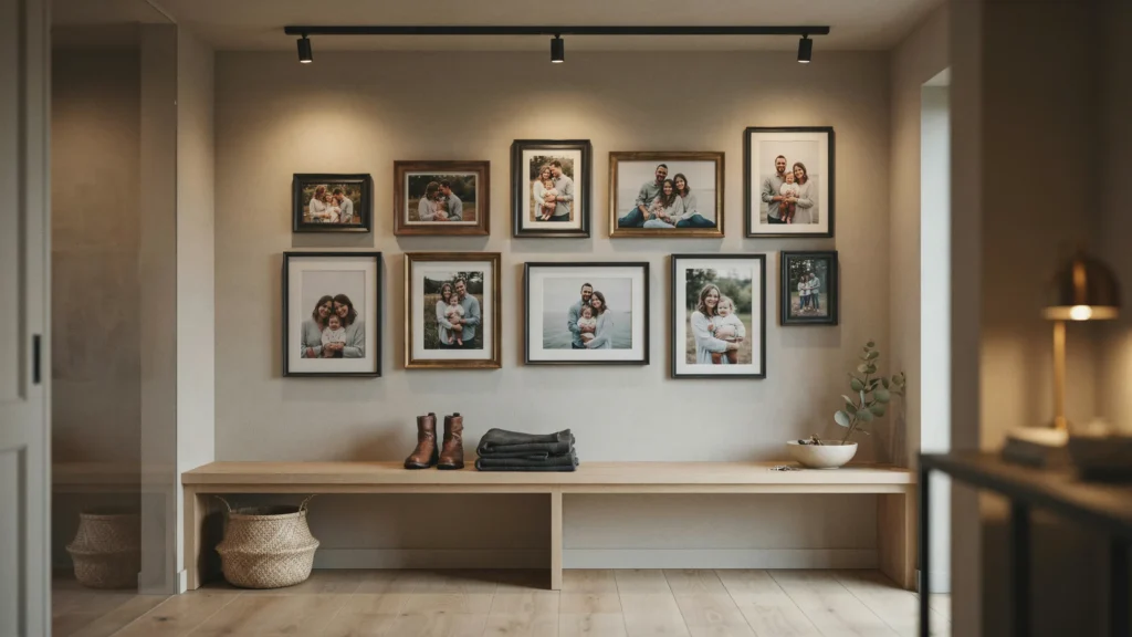 7. Add Ceiling Spotlights for Artwork