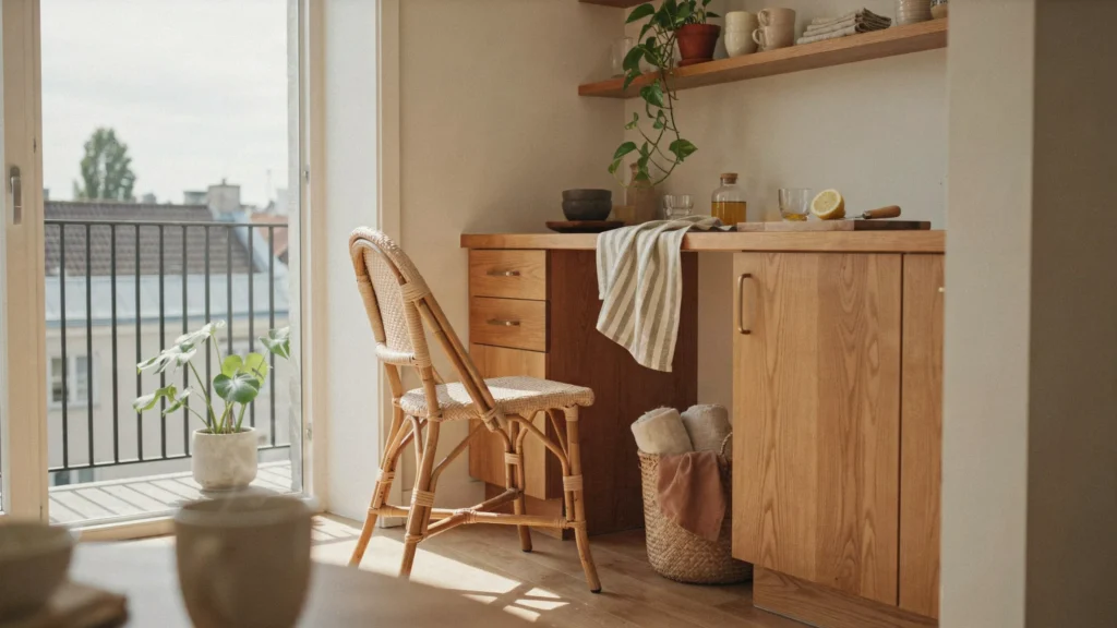 7. Bring in Warm Wood Finishes