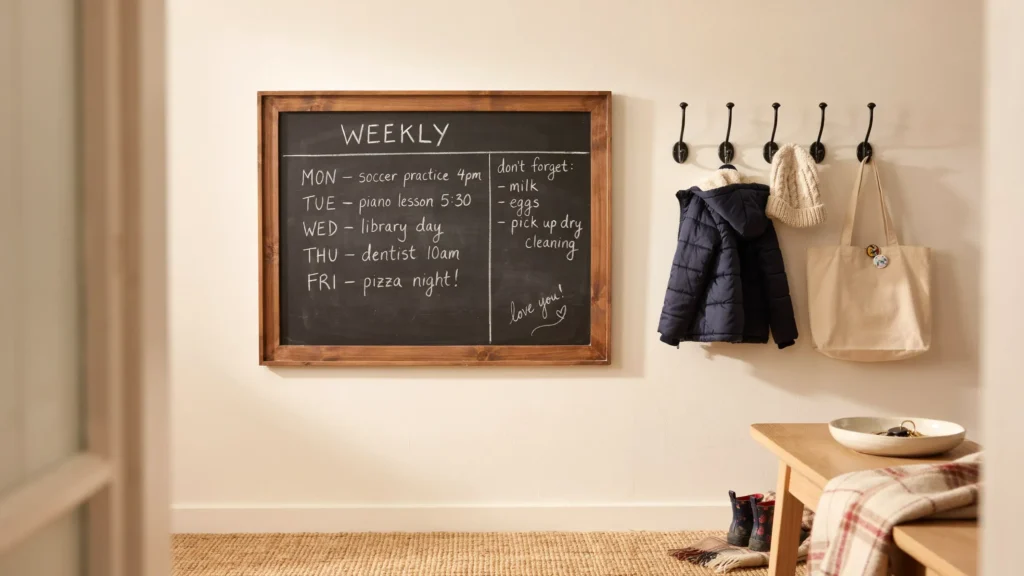 7. Install a Chalkboard or Memo Board