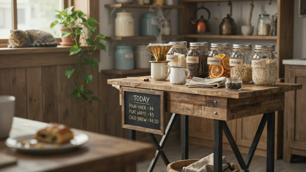 8. Two-Tier Farmhouse Cart