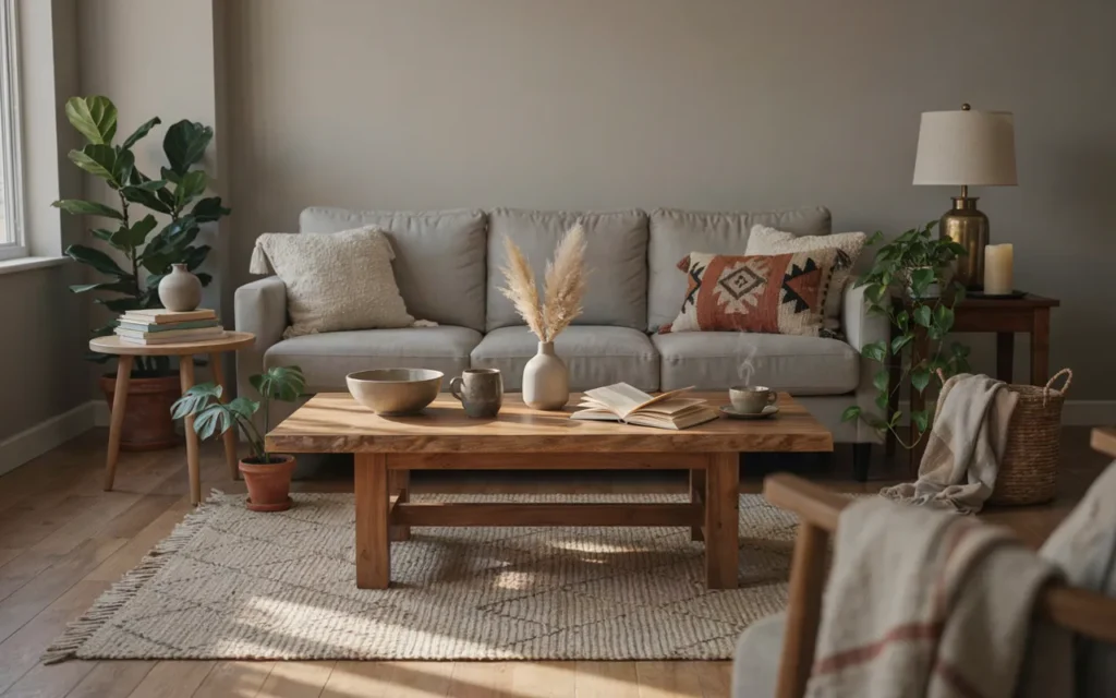 9. Bring In Warm Wooden Furniture