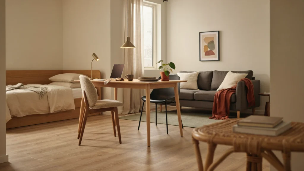 9. Combine the Dining Table and Desk