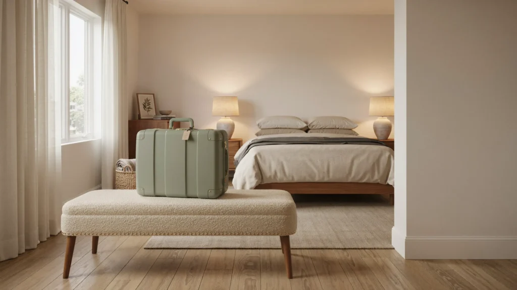 9. Give Guests a Place for Their Luggage