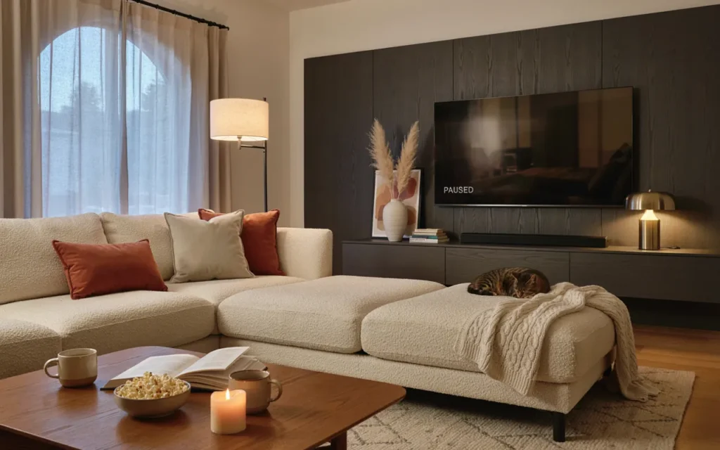 9. L-Shaped Sofa With a Chaise