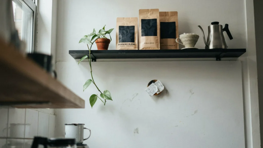 9. Over-the-Fridge Shelf Station