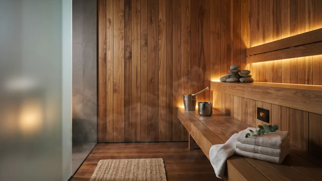 Backlight Sauna or Recovery Panels for Drama