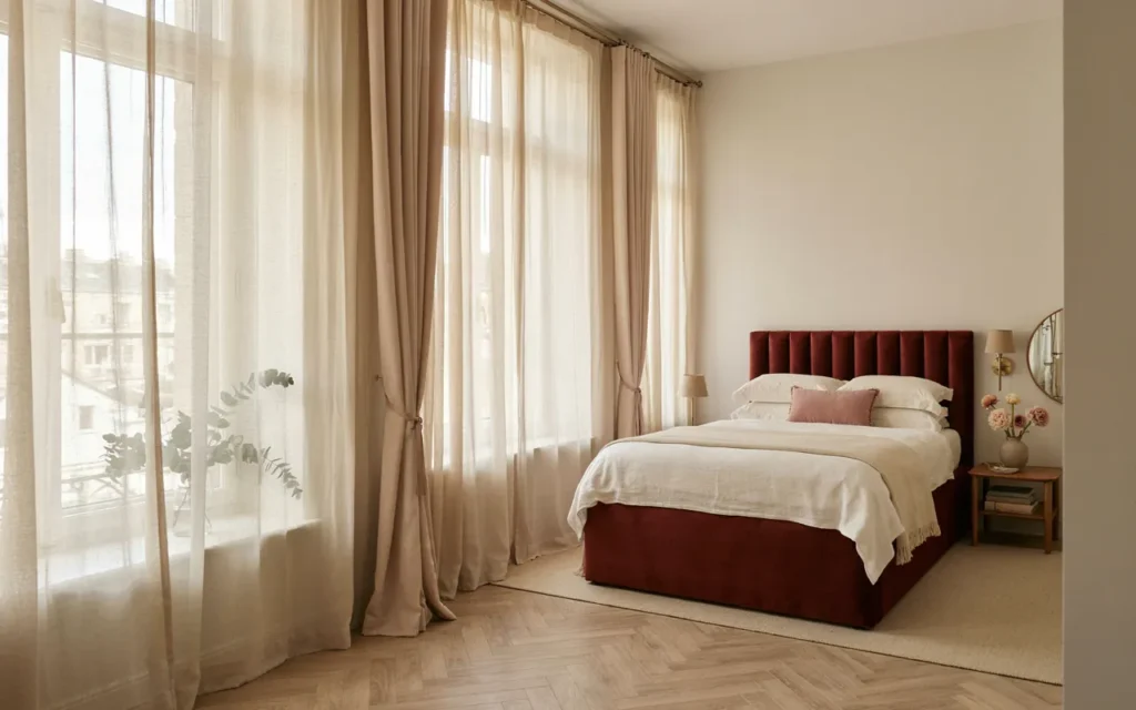 Dress the Windows in Sheer Curtains
