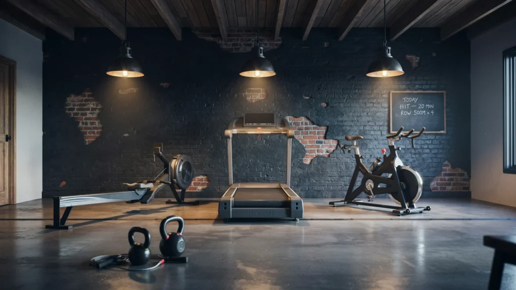 Hang Pendant Lights Over Cardio Equipment
