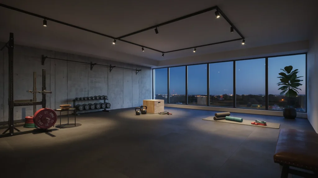 Try Adjustable Track Lighting for Multi-Use Spaces