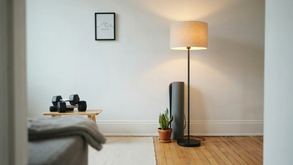 Use a Floor Lamp Instead of a Second Ceiling Fixture
